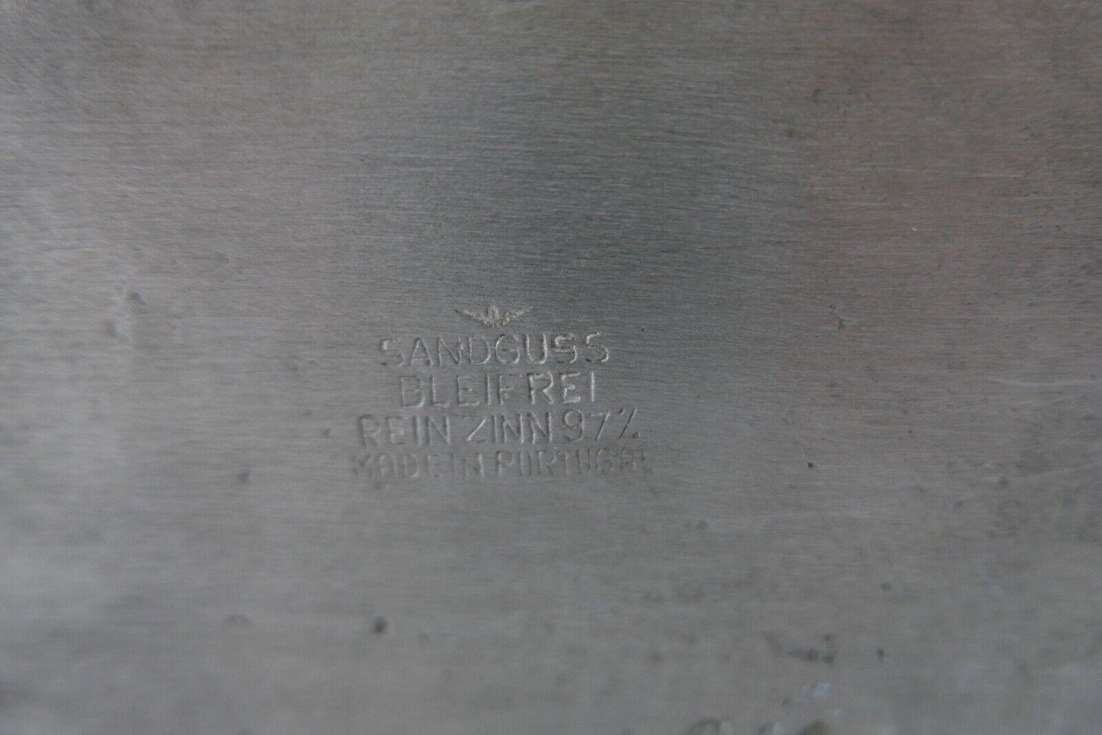 ART DECO 1930er antike ZINN Sandguss Deckelschale Gefäß Schale Deckel Obstschale - Antikhandel-Stuttgart