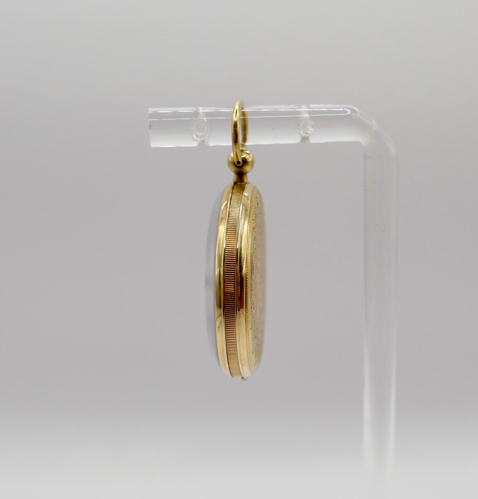 Antike Damen Taschenuhr 750 18K Gold Martin Marchinoille Schlüsselaufzug Geneve