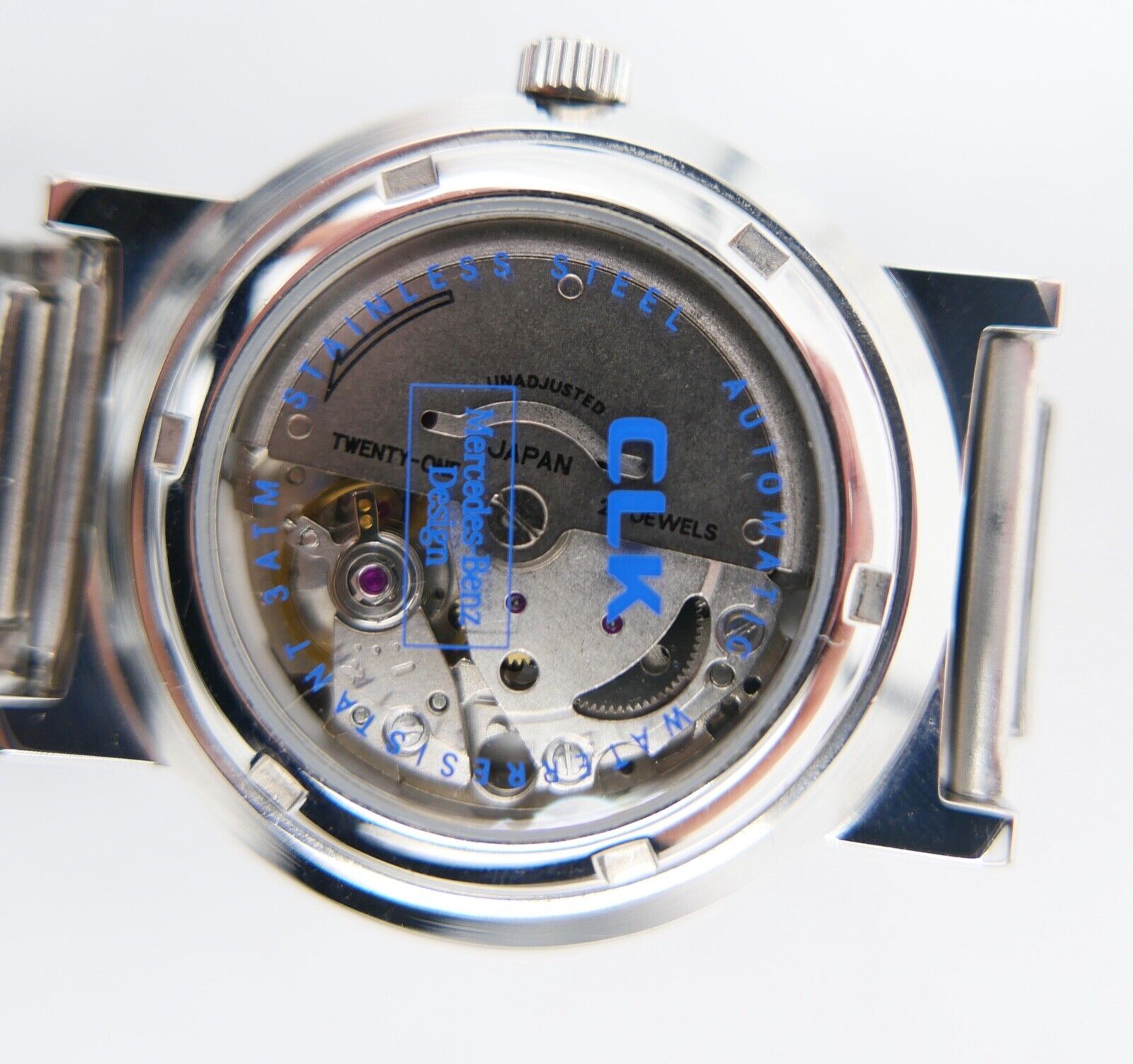 Armbanduhr Mercedes Benz CLK Automatik Edelstahl Herrenuhr 21 Jewels - Antikhandel-Stuttgart