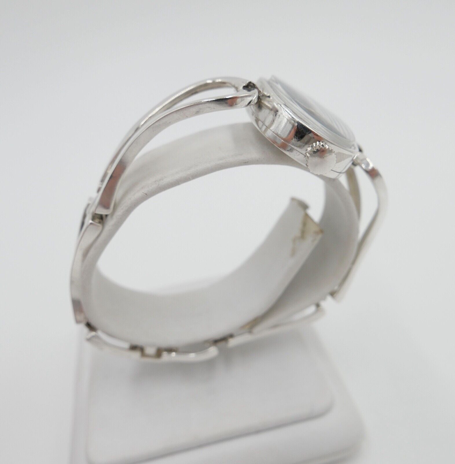 1970er Handaufzug DUGENA JEUNESSE 835 Silber Uhr Damenuhr seltenes Zifferblatt - Antikhandel-Stuttgart