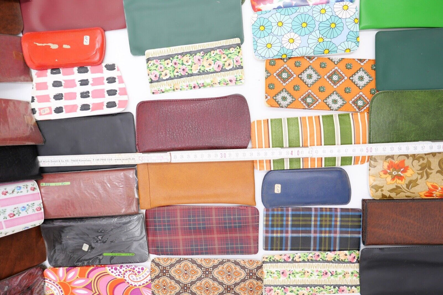 52x Brillen Etui 1970er 1980er Jahre original Retro Vintage Posten Konvolut NEU - Antikhandel-Stuttgart