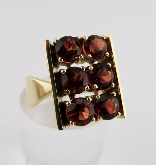 Gelbgold Damen Ring Gr. 61-62 mit Citrin 4 Ct 585 14K ( wohl Madeira ) - Antikhandel-Stuttgart