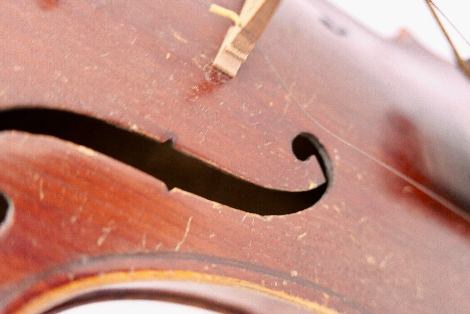 Geige Violine 4/4 Violinensteg Geigenbausteg gemarkt Aubert Mirecourt - Antikhandel-Stuttgart