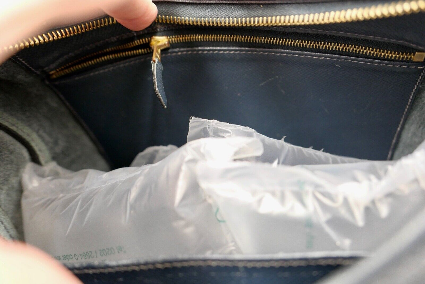 Original HERMÈS HERMES Paris Vintage Marine Blau Leder Damen Handtasche 30x30cm - Antikhandel-Stuttgart