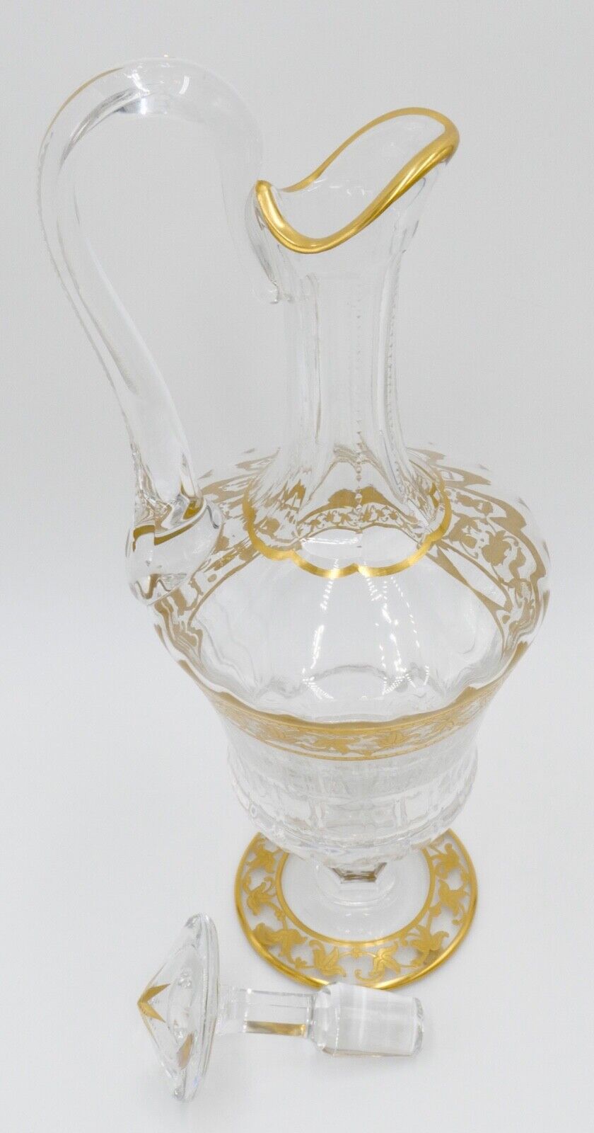 Original Saint Louis France Kristall CALLOT Karaffe Krug Weißwein Wasser - Antikhandel-Stuttgart