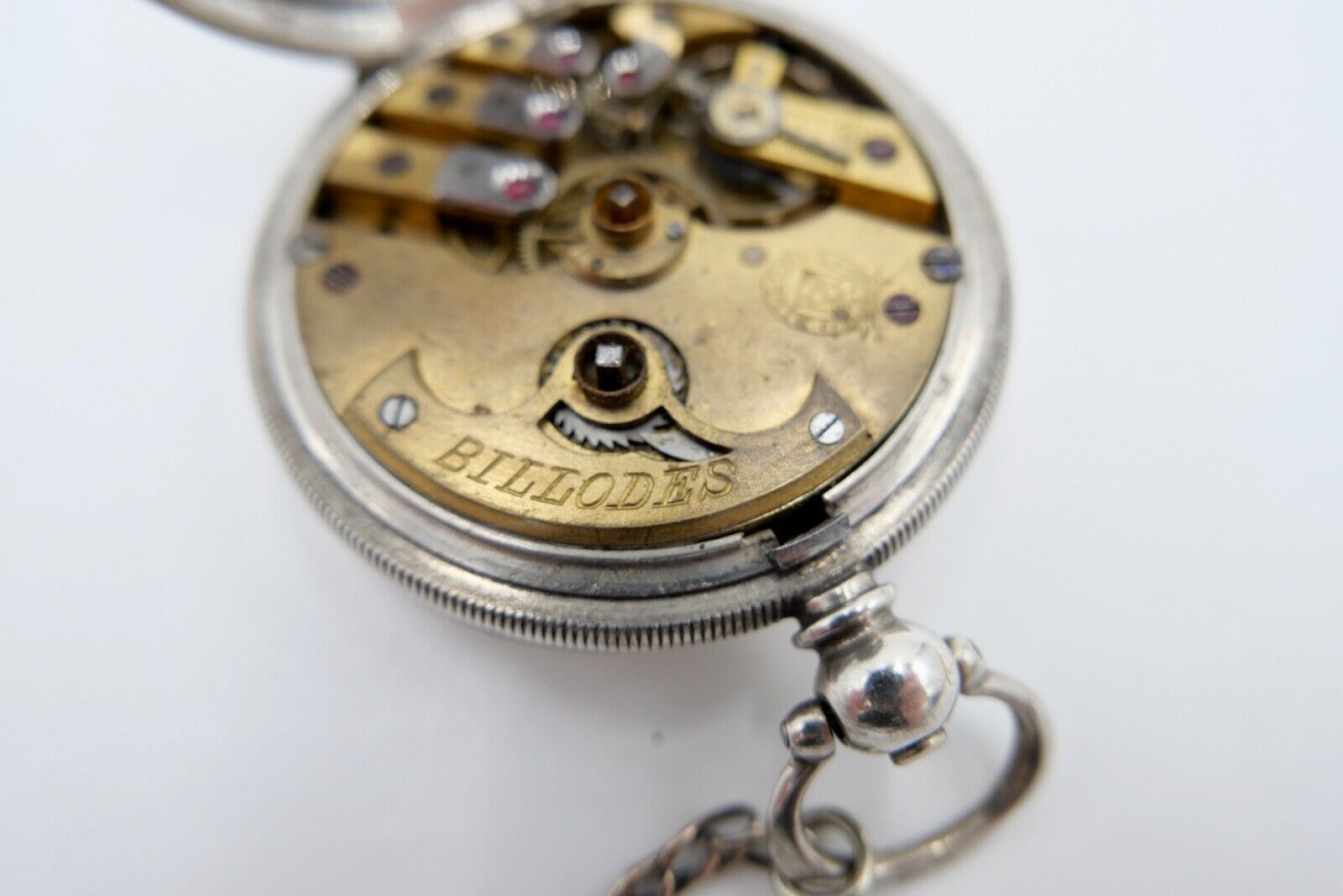 Antike Savonette Taschenuhr K. Serkisoff & Co 800 Silber Constantinople BILLODES - Antikhandel-Stuttgart