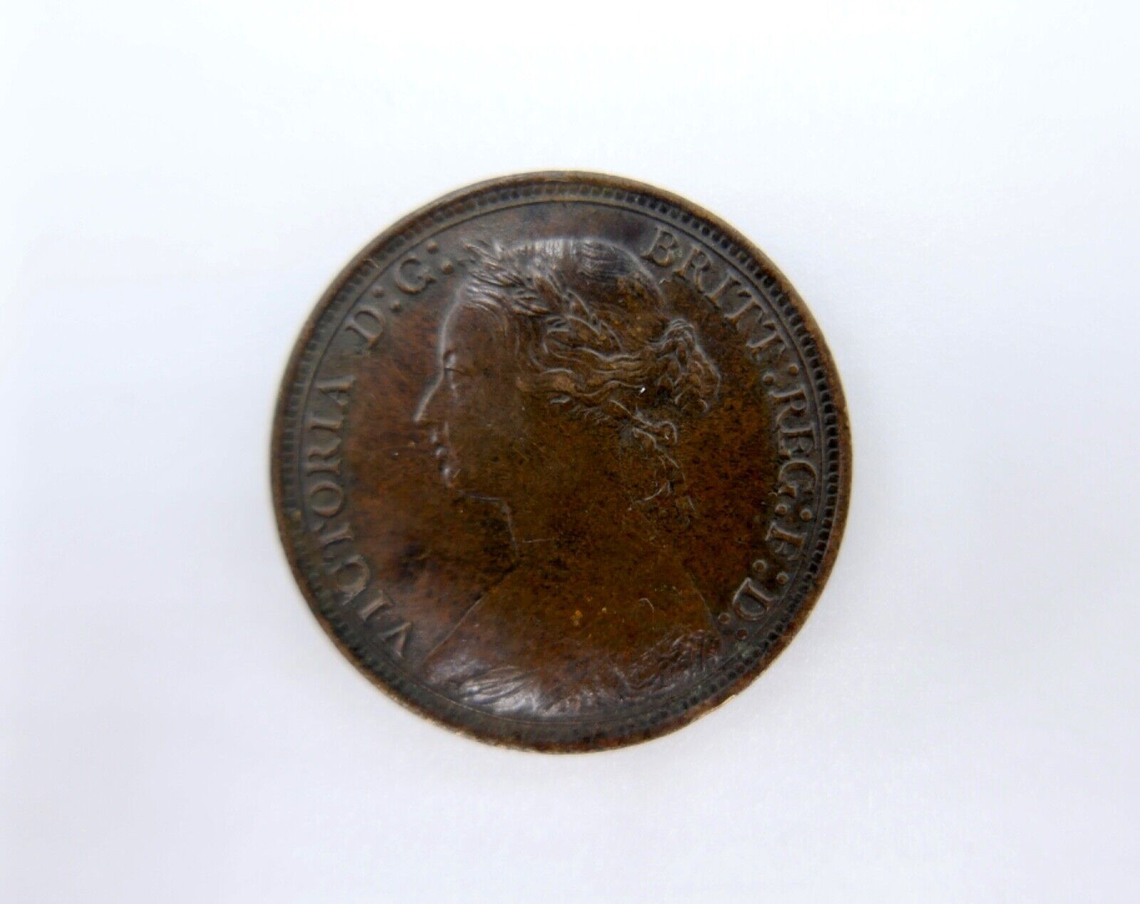 Großbritannien 1880 halfpenny half penny Münze Queen Victoria in VZ - Antikhandel-Stuttgart