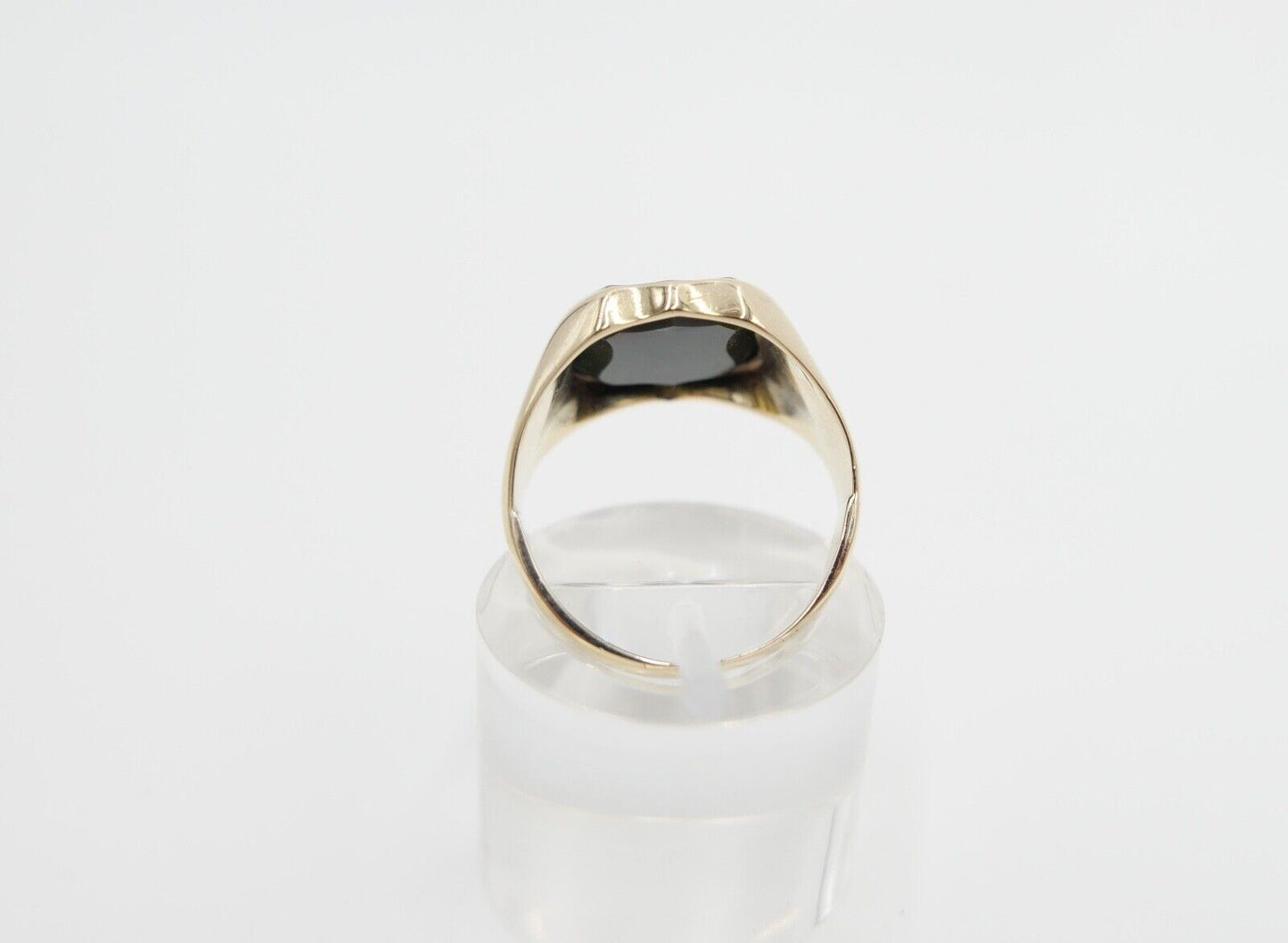 antiker Jugendstil Siegelring um 1900 Blutjaspis Monogramm 585 / 14K Gr. 57 - Antikhandel-Stuttgart