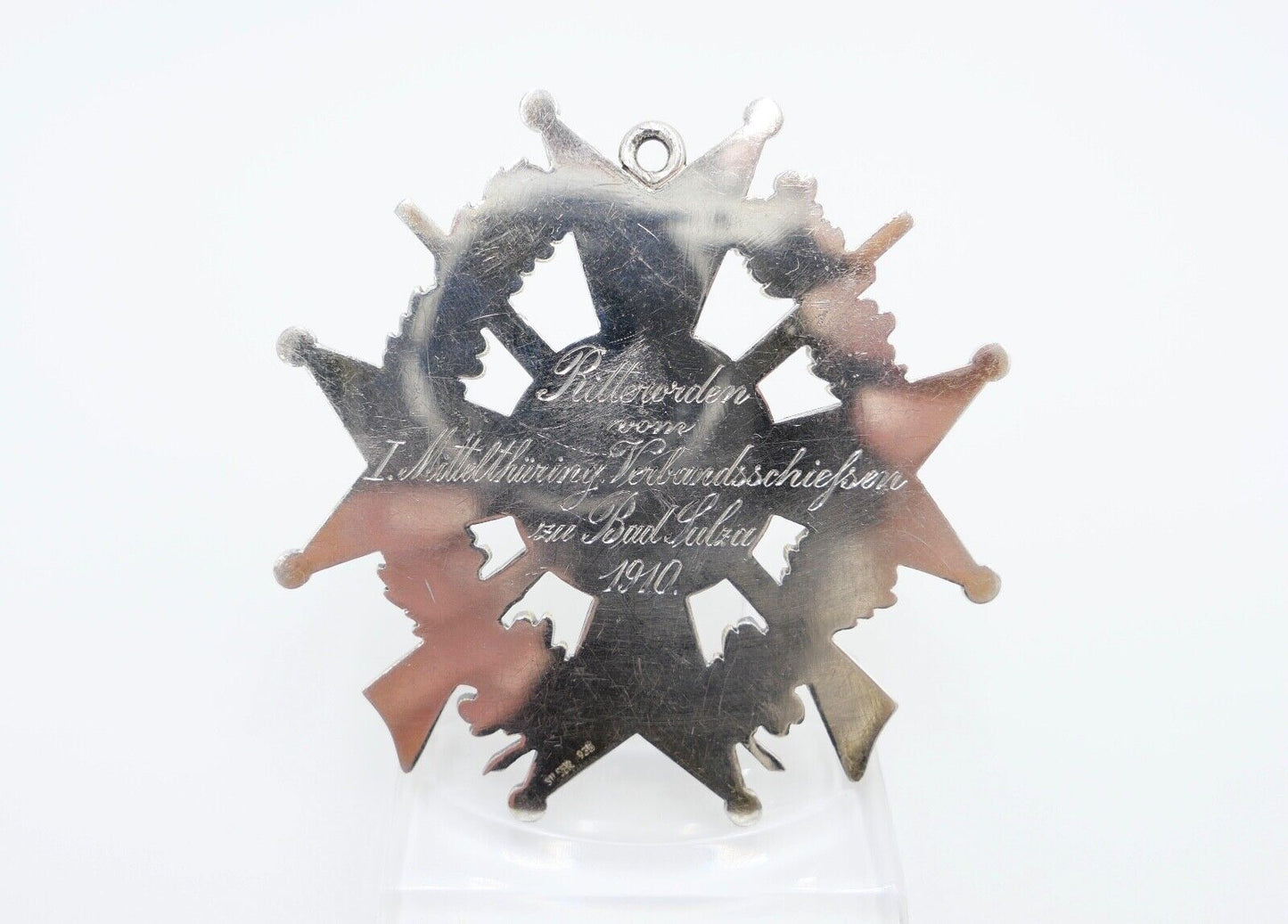 massiv Ritterorden vom I. Mittelthüring. Verbandsschiessen zu Bad Sulza 1910 - Antikhandel-Stuttgart