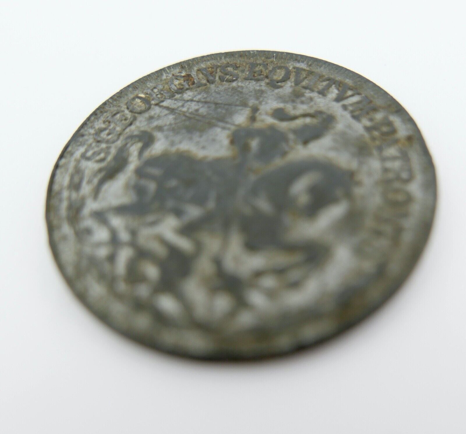 St.Georgs Taler Georgstaler der heilige Georg FEHLDRUCK beidseitig gleich !!! - Antikhandel-Stuttgart