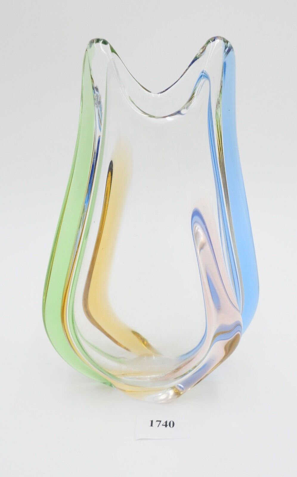 Mstisov Glas Vase Frantisek Zemek 60er Jahre Serie Rhapsody - Antikhandel-Stuttgart