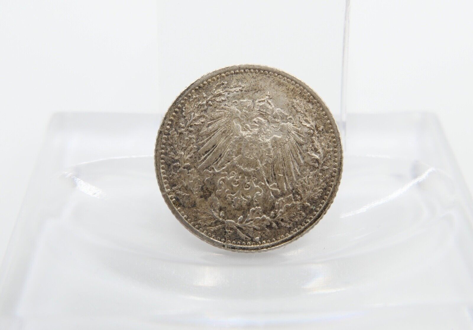 1/2 Mark Kaiserreich 1915 F FEHLPRÄGUNG Silber Jäger J.16 VZ-STG - Antikhandel-Stuttgart