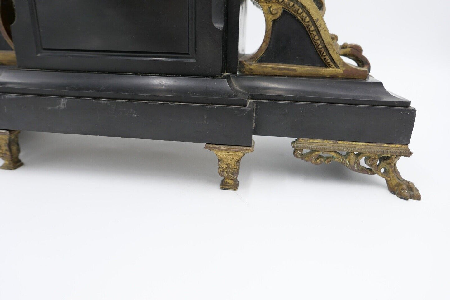 Antike XXL Schneeberger Pendule Kaminuhr um 1870 Historismus sehr schwer - Antikhandel-Stuttgart