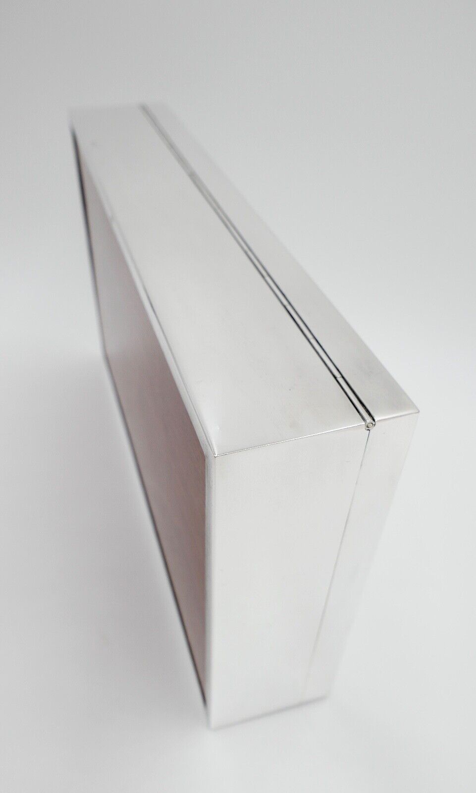 Zigarren Box Dose Kiste 835 S.F. Silber " C&A DINKELACKER " von Weihnachten 1950 - Antikhandel-Stuttgart