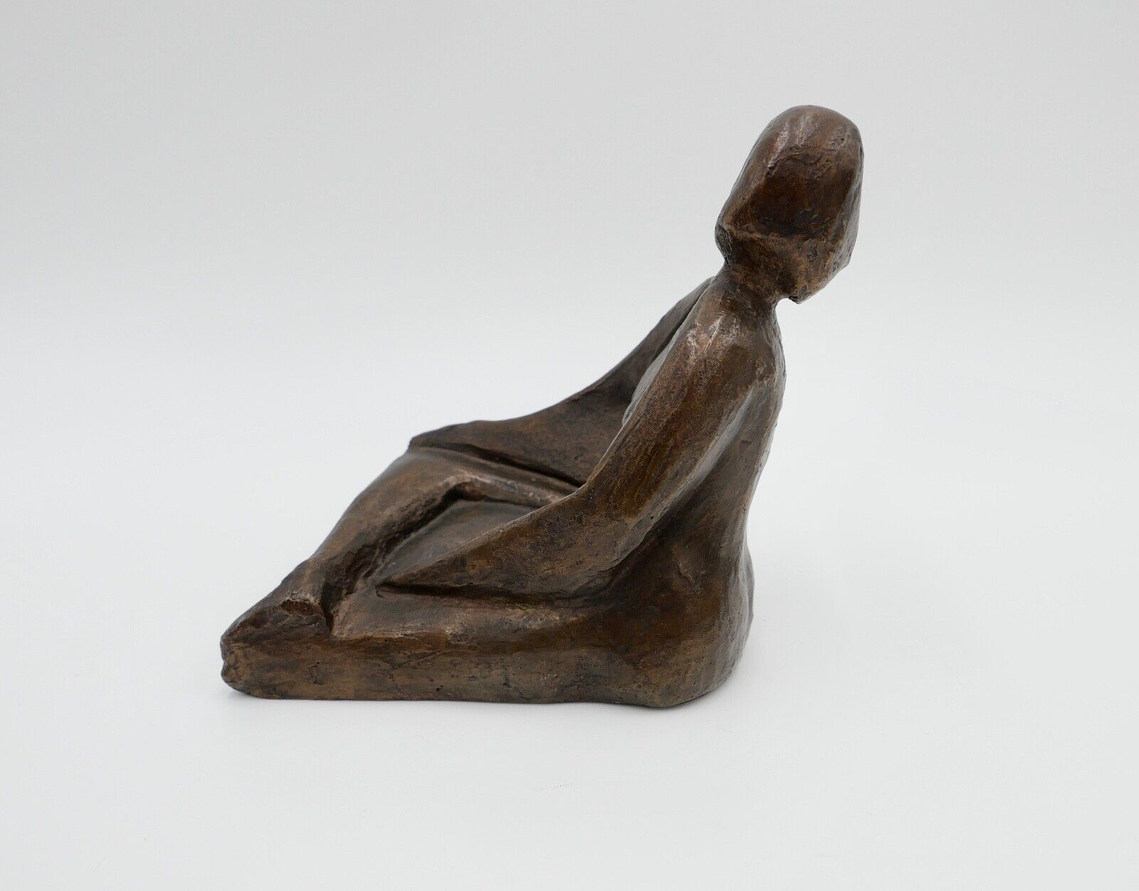 Bronze Figur Skulptur " Guss Barth Rinteln RN Dr. Roland Niedner 13x12 cm - Antikhandel-Stuttgart