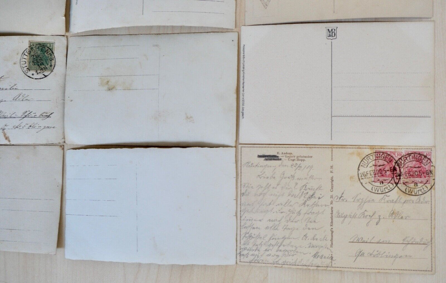 antike Ansichtskarten Postkarten Briefmarken PORTRAIT deutsches Reich - Antikhandel-Stuttgart