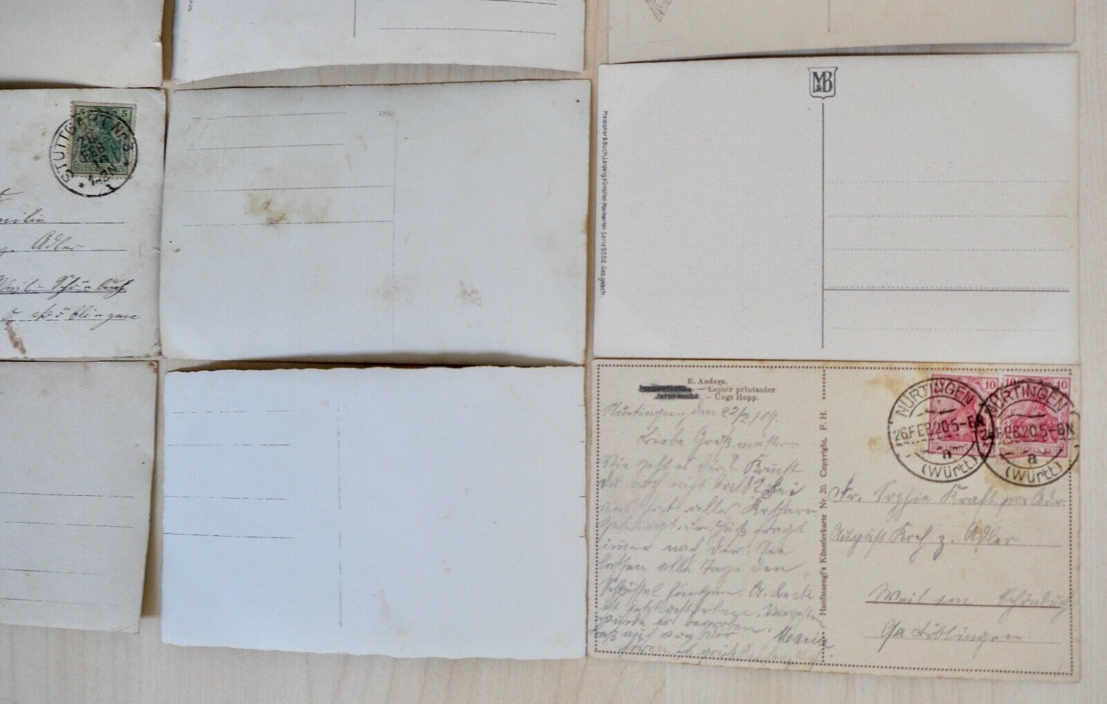 antike Ansichtskarten Postkarten Briefmarken PORTRAIT deutsches Reich - Antikhandel-Stuttgart