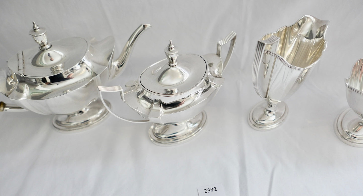 4 Tlg Plymouth Gorham 925 Sterling Silber Tee Service aus 1916