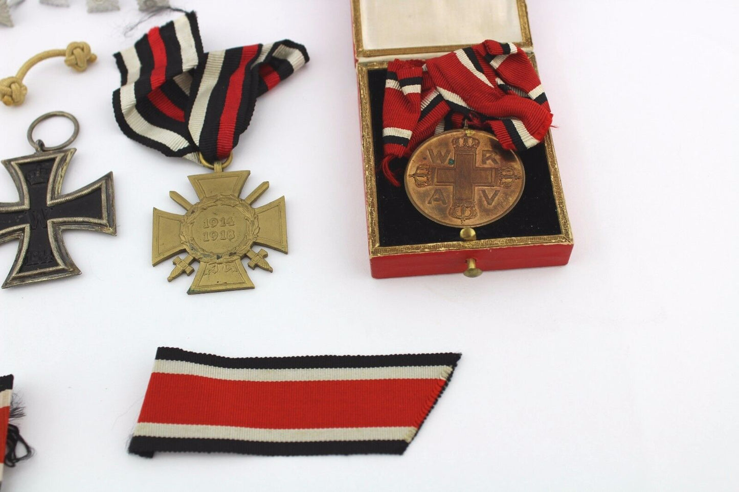 Konvolut Orden 1 2 WK WW Kreuz EK KO German BADGE MEDAL cross Frontkämpfer Rangs - Antikhandel-Stuttgart