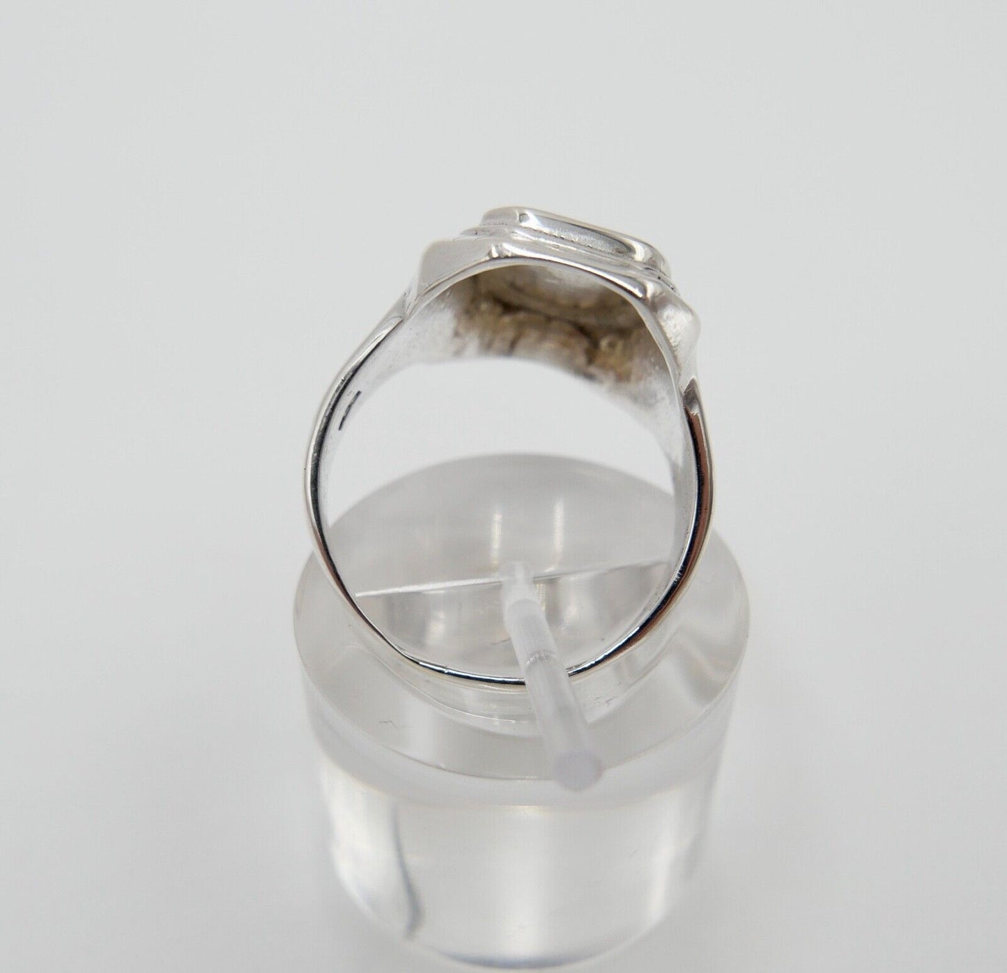 Jugendstil Siegelring Monogramm DB BD Herrenring Ring 830 Silber Gr. 58 - Antikhandel-Stuttgart