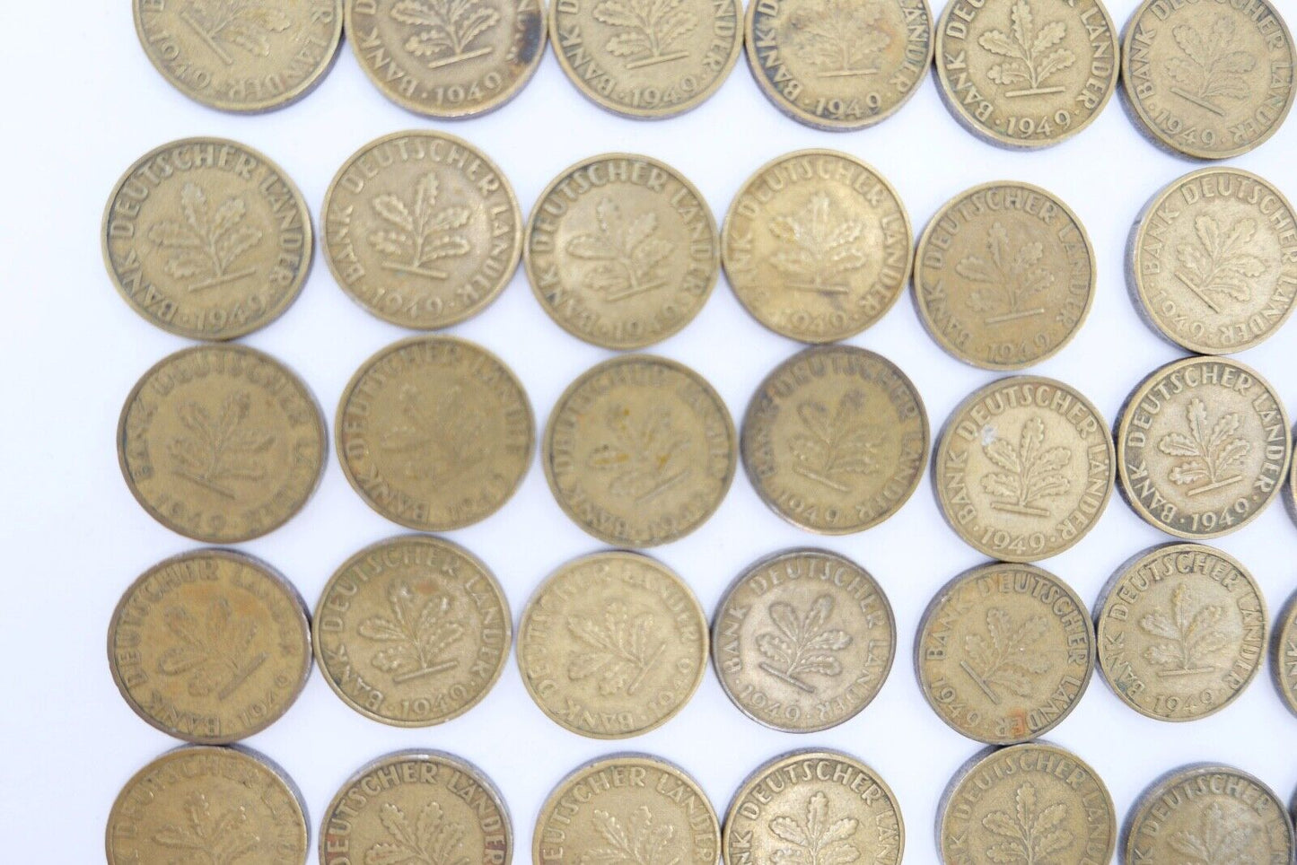 51x 5 Pfennig 1949 D F G J Jäger J. 377 s-vz - Antikhandel-Stuttgart