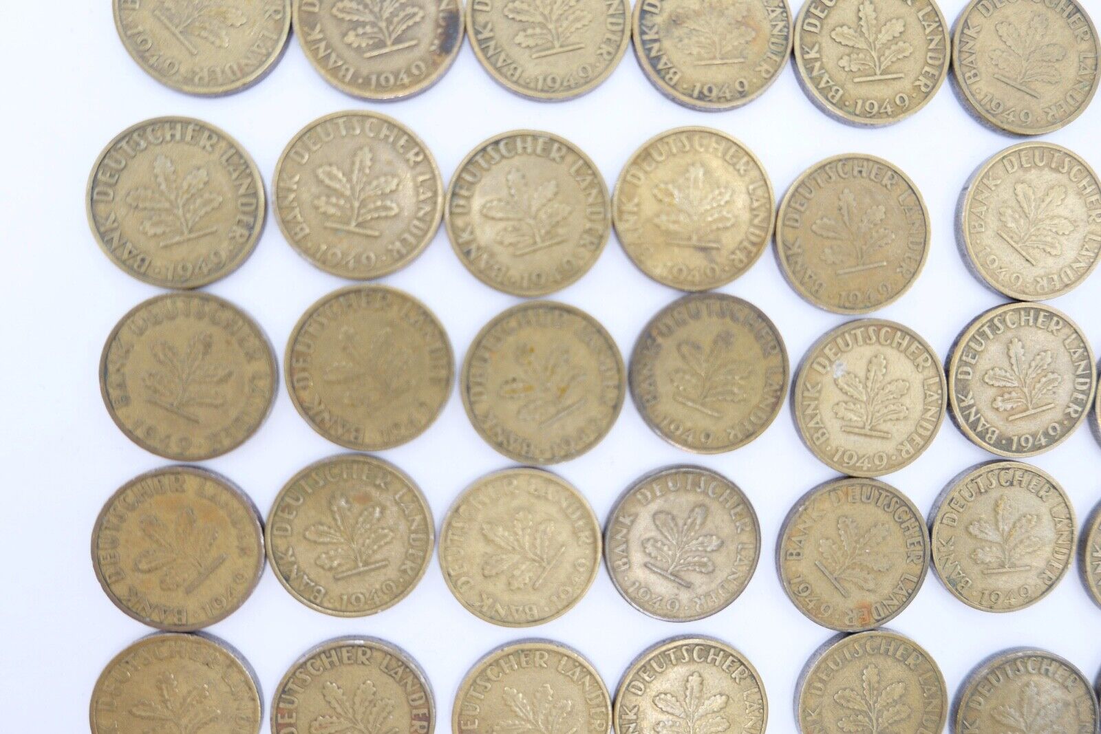 51x 5 Pfennig 1949 D F G J Jäger J. 377 s-vz - Antikhandel-Stuttgart