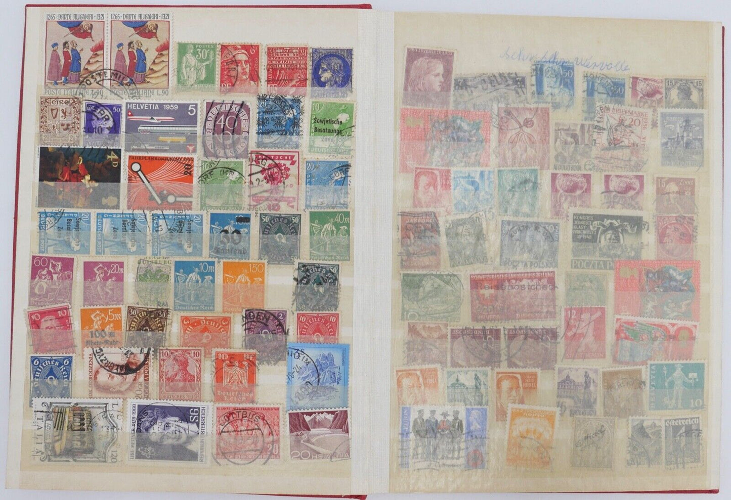 Konvolut LOT diverese Briefmarken internationale und Besatzungszonen - Antikhandel-Stuttgart