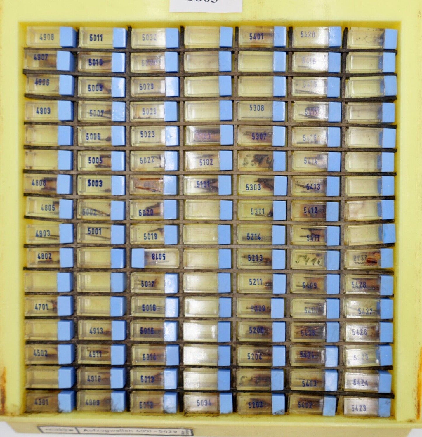 Konvolut AUFZUGSWELLE / AUFZUGSWELLEN 4001 - 5429 NEU BOLEY ( NOS ) - Antikhandel-Stuttgart