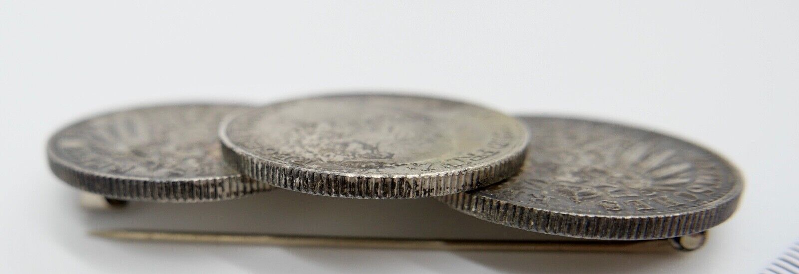 Brosche 3x 2 Mark Bayern 1911 D Luitpold Regentschaftsjubiläum Silber Jäger J.48 - Antikhandel-Stuttgart