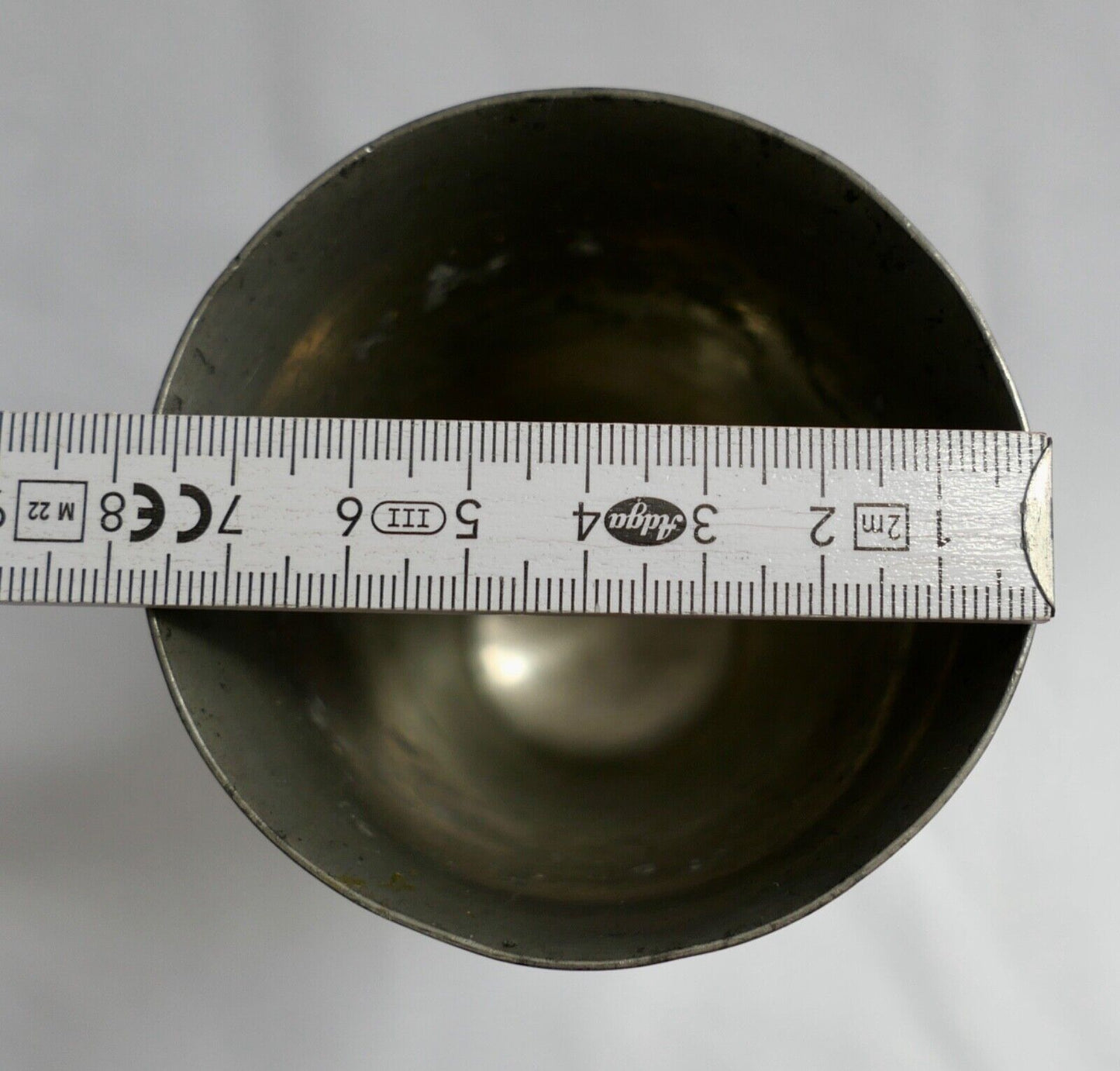 Antiker Zinnbecher Zinn Becher N.B.M Kaiserreich Kaiser Wilhelm II S.M.S. Hessen - Antikhandel-Stuttgart