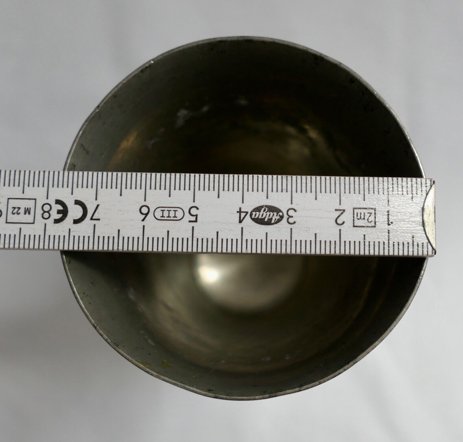 Antiker Zinnbecher Zinn Becher N.B.M Kaiserreich Kaiser Wilhelm II S.M.S. Hessen - Antikhandel-Stuttgart