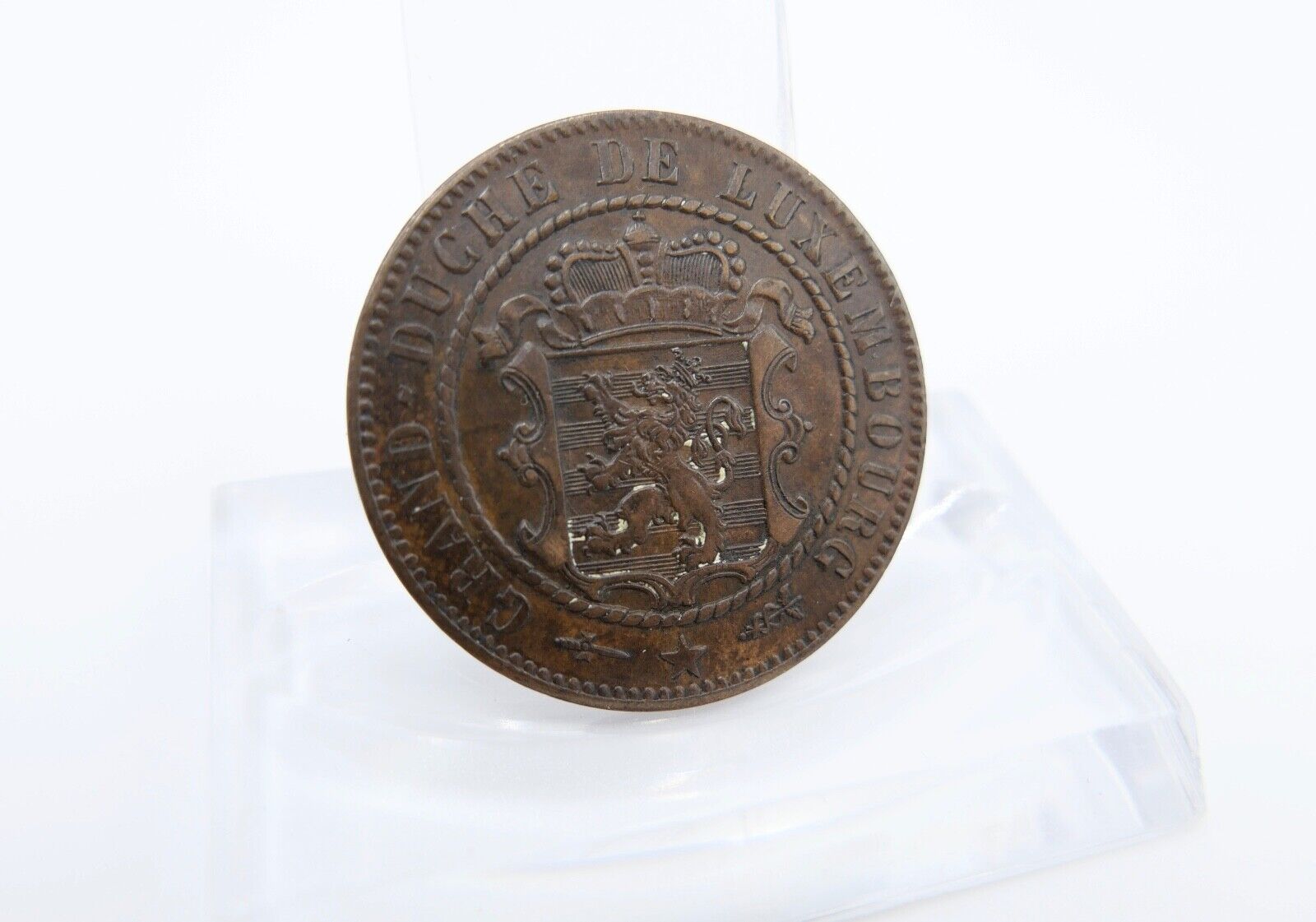 10 Centimes 1870 Luxemburg Guillaume III. 1849-1890 fast Stempelglanz - Antikhandel-Stuttgart