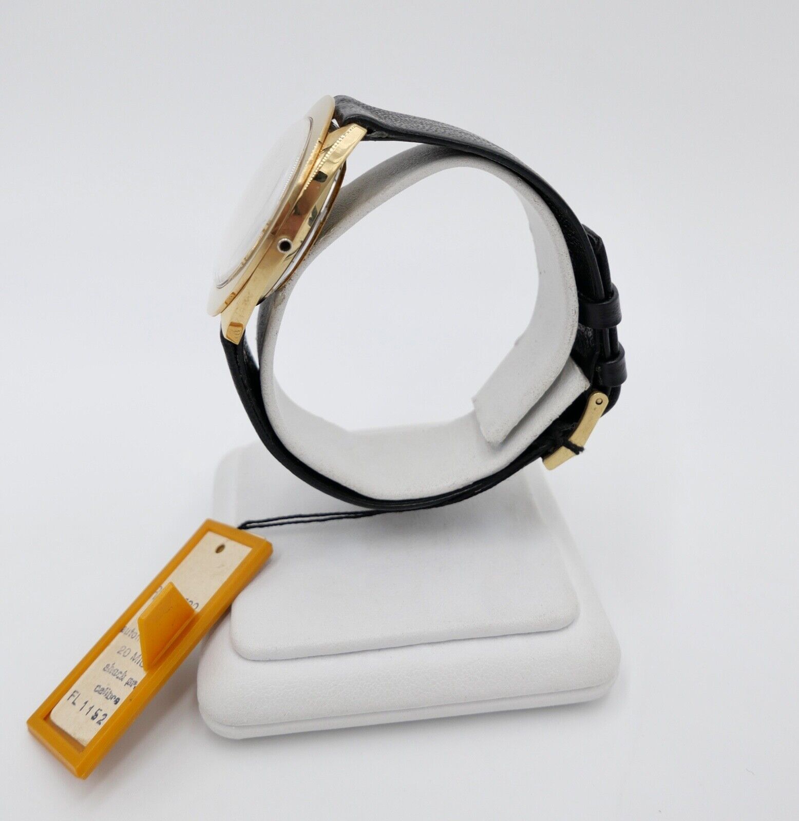 NEU Vintage 70er Jahre Gehäuse FAVRE-LEUBA GENEVÉ DAYMATIC Ref. 59692 vergoldet - Antikhandel-Stuttgart