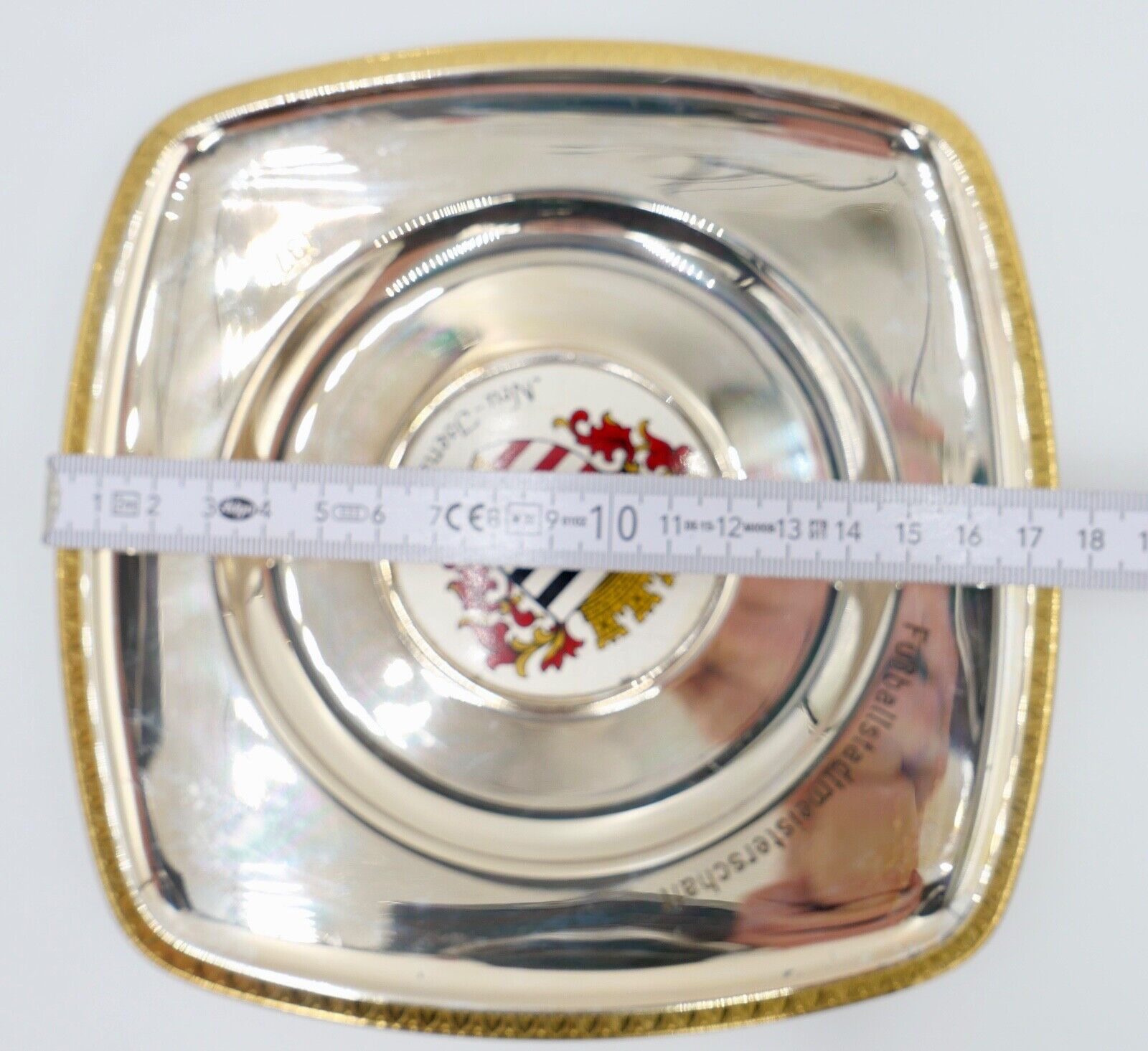 NEU-ISENBURG Fußball STADTMEISTERSCHAFT 1977 Schale Teller 18 cm - Antikhandel-Stuttgart