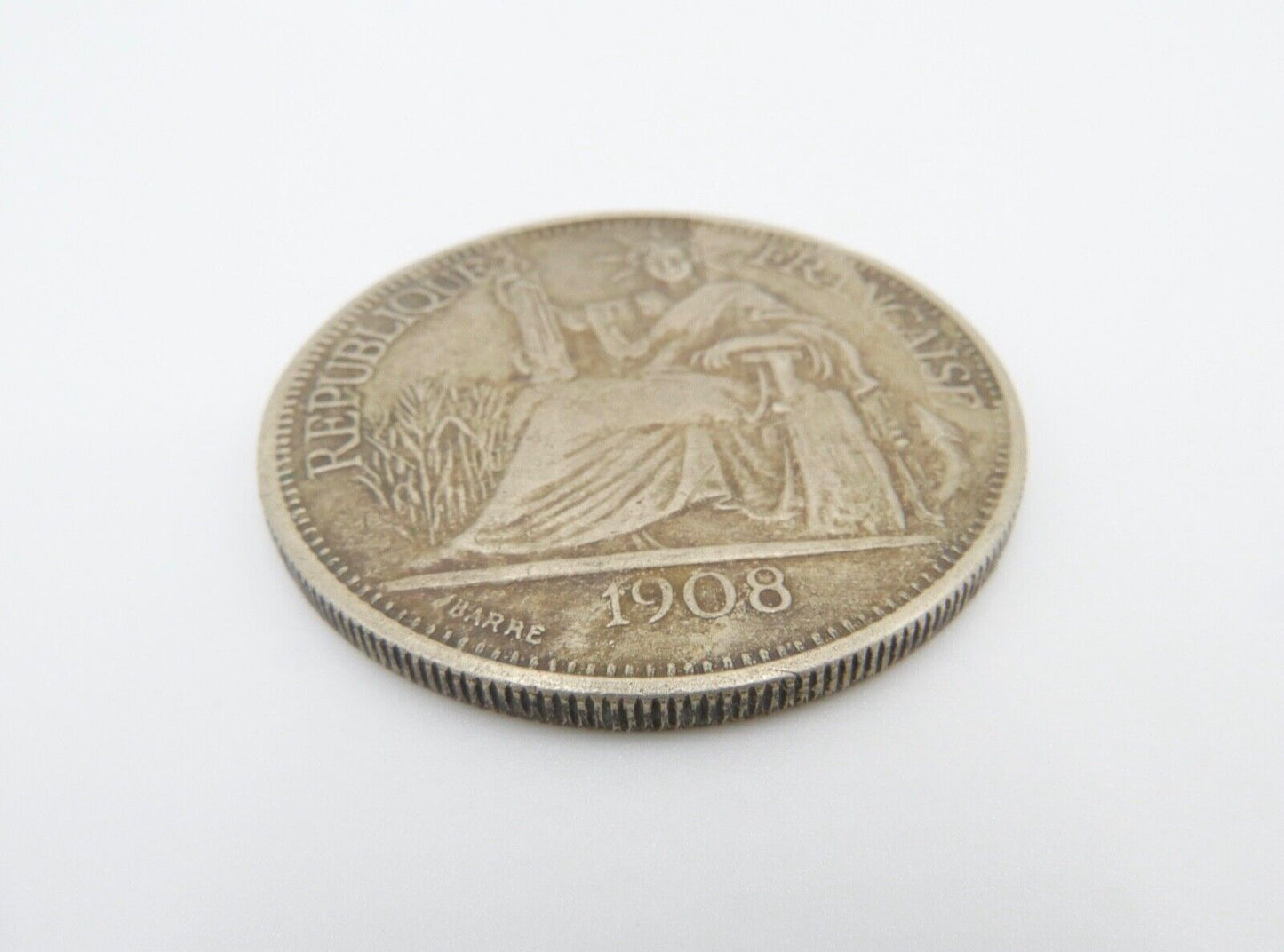 1908 Französische Medaille 0,900 Silber 27 Gr Indo Chine - Antikhandel-Stuttgart