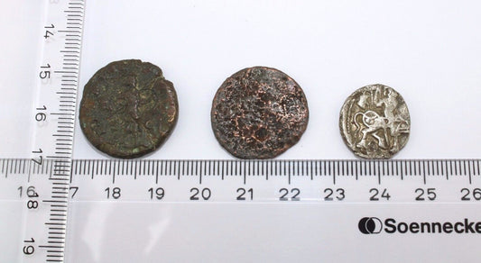 3 alte Münze old Coin Rom Römische Reich Kupfer Roman Empire Medaille medal SC - Antikhandel-Stuttgart
