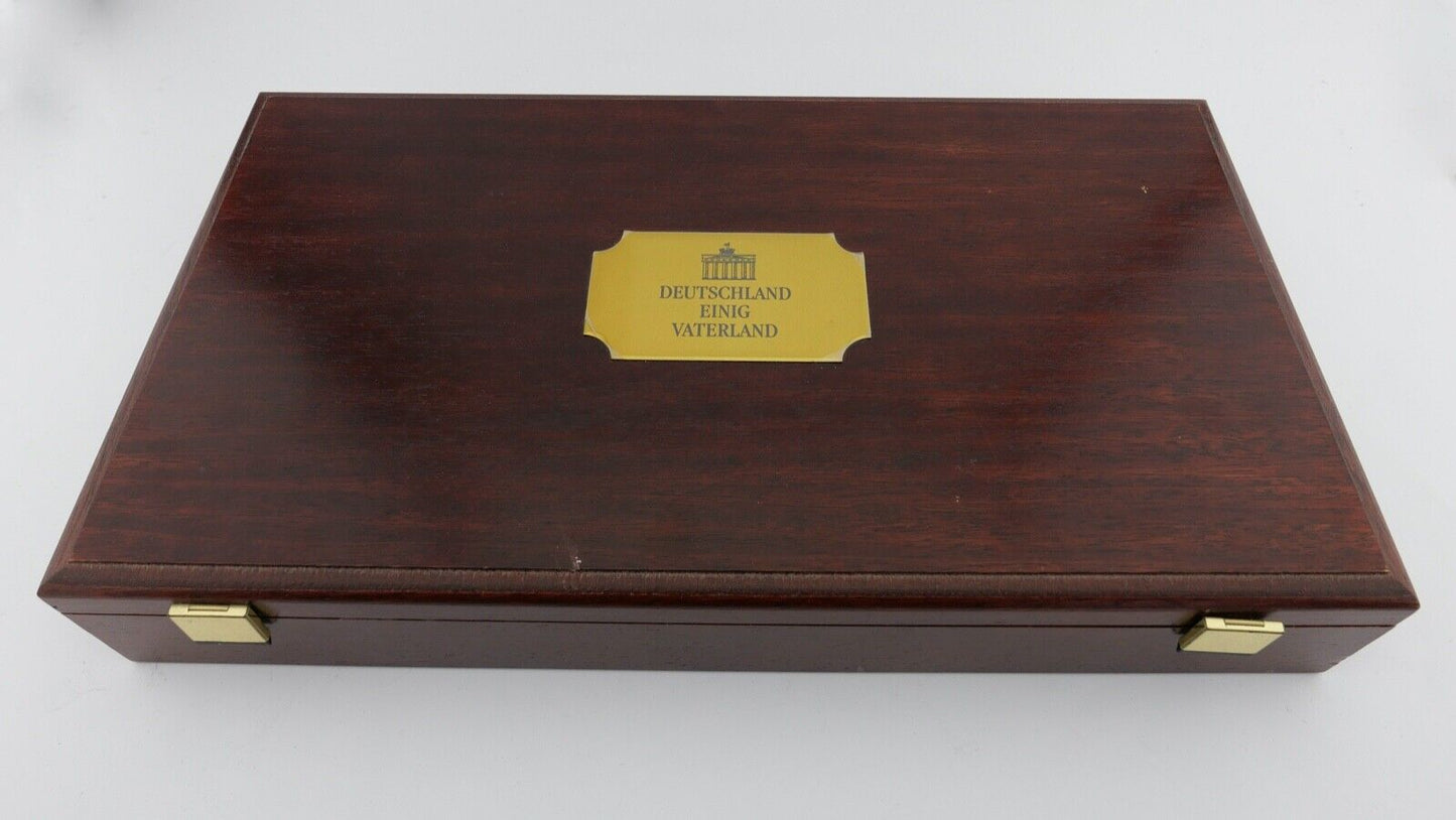 Vollständig 36 Medaillen DEUTSCHLAND EINIG VATERLAND Silber & Gold PP - Antikhandel-Stuttgart