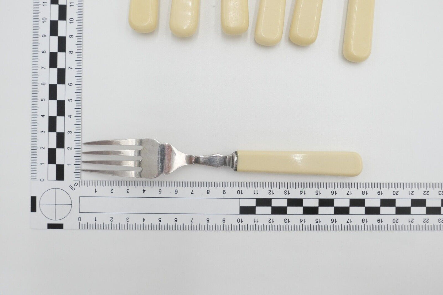 12 Teile E.P.N.S. Besteck 30er / 40er Jahre vintage Gabel Fischmesser - Antikhandel-Stuttgart