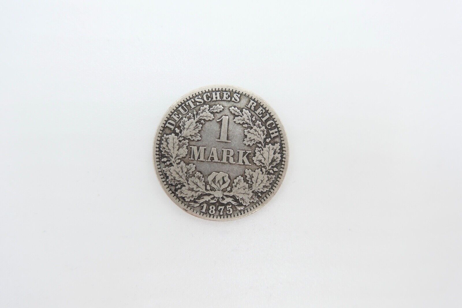 1 Mark Deutsches Reich 1875 A Jäger J.9 VZ-STG vorzüglich - Stempelglanz Silber - Antikhandel-Stuttgart