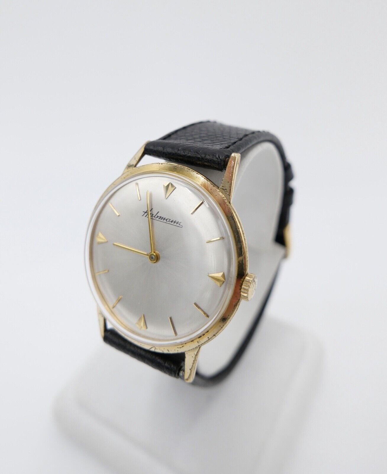 Habmann AS 1525 1526 Handaufzug Ø 34 mm 1960er Jahre - Antikhandel-Stuttgart