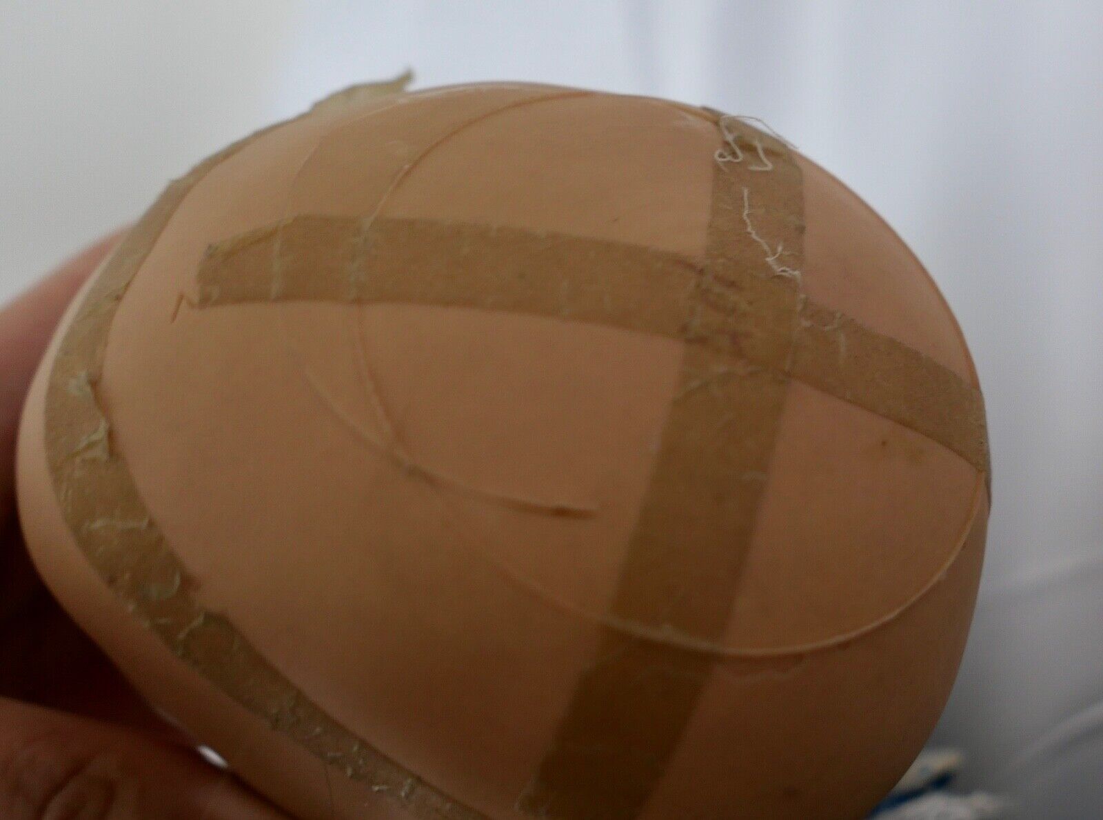 Alte Hildegard Günzel Vinyl Puppe China 75 cm Mädchen ( WERA ) - Antikhandel-Stuttgart