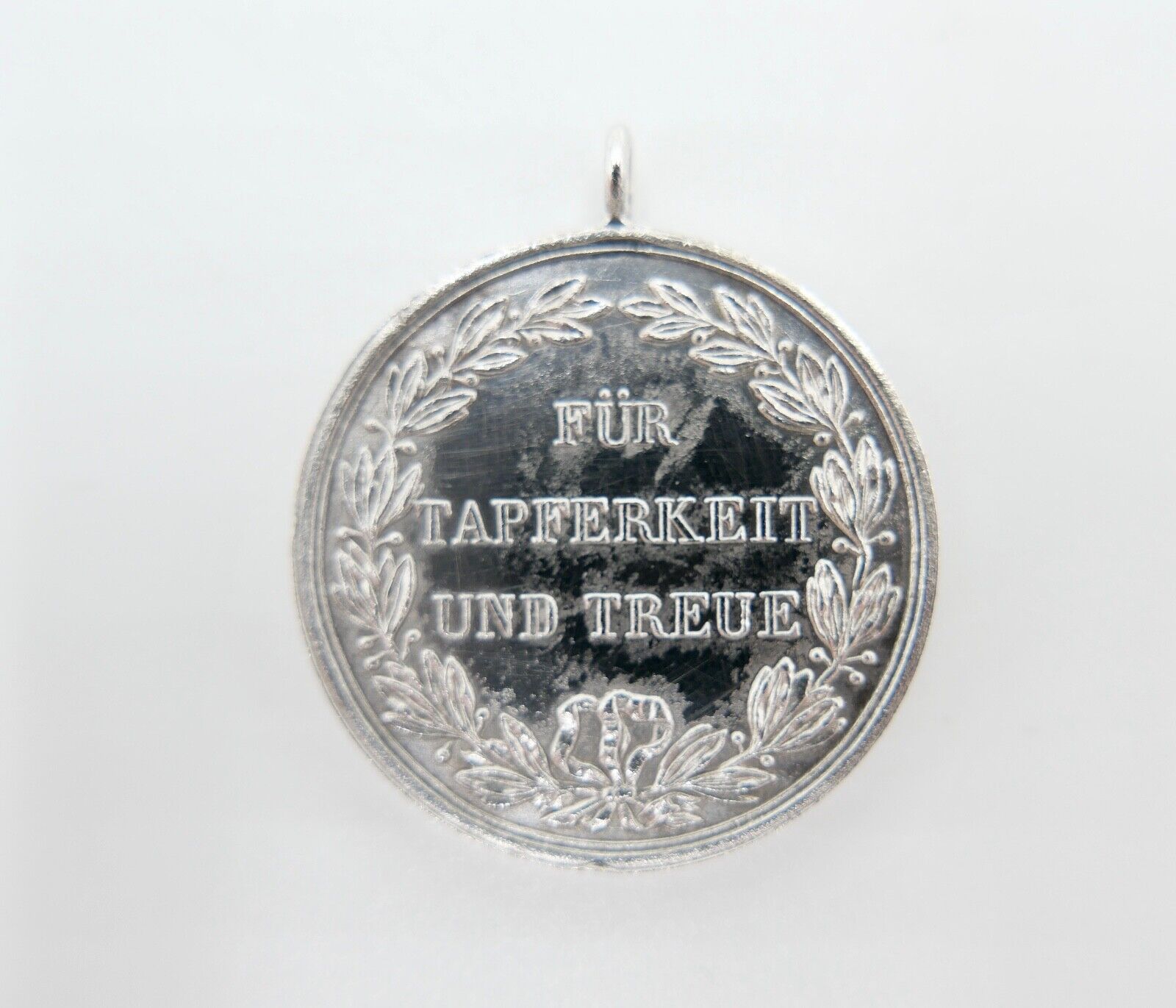 Medaille " Für Tapferkeit und Treue " Württemberg Wilhelm Silber - Antikhandel-Stuttgart