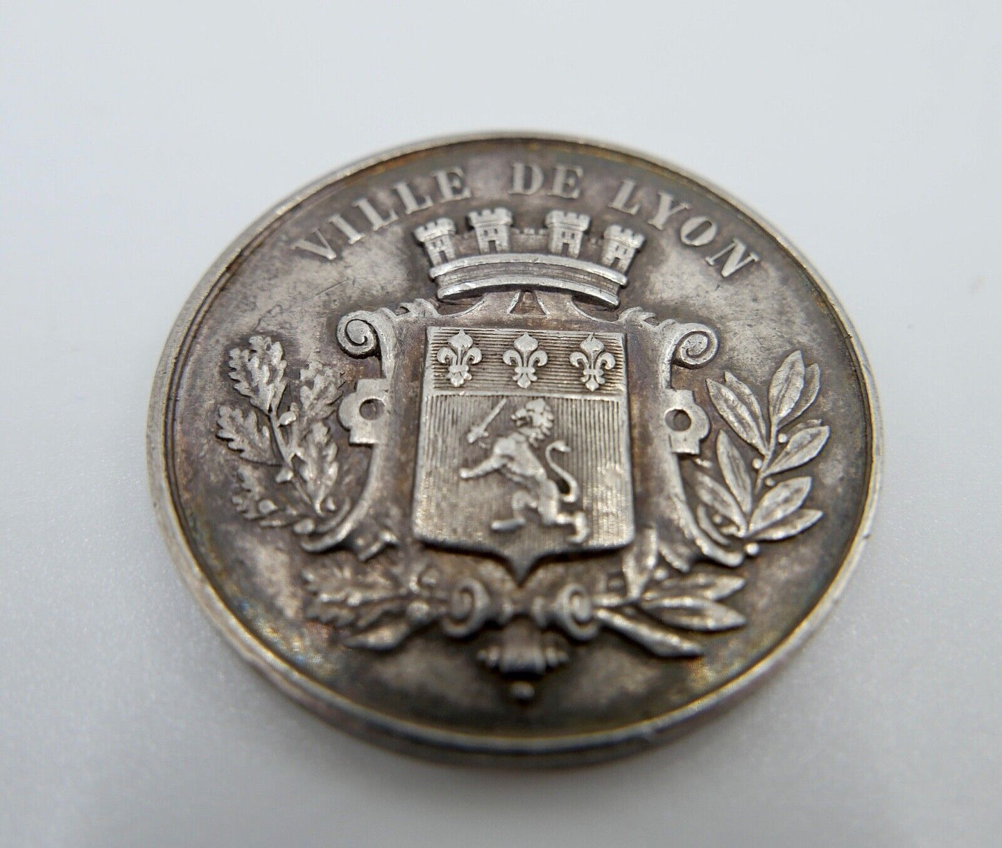 Medaille " Conservatoire de Musique " 1886 " VILLE DE LYON " Drivons Silber PRIX - Antikhandel-Stuttgart