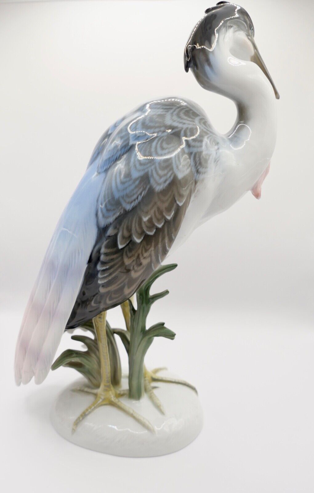 ROSENTHAL Porzellan Figur REIHER M.H. FRITZ Nr. 964 Alter 1950er Jahre - Antikhandel-Stuttgart