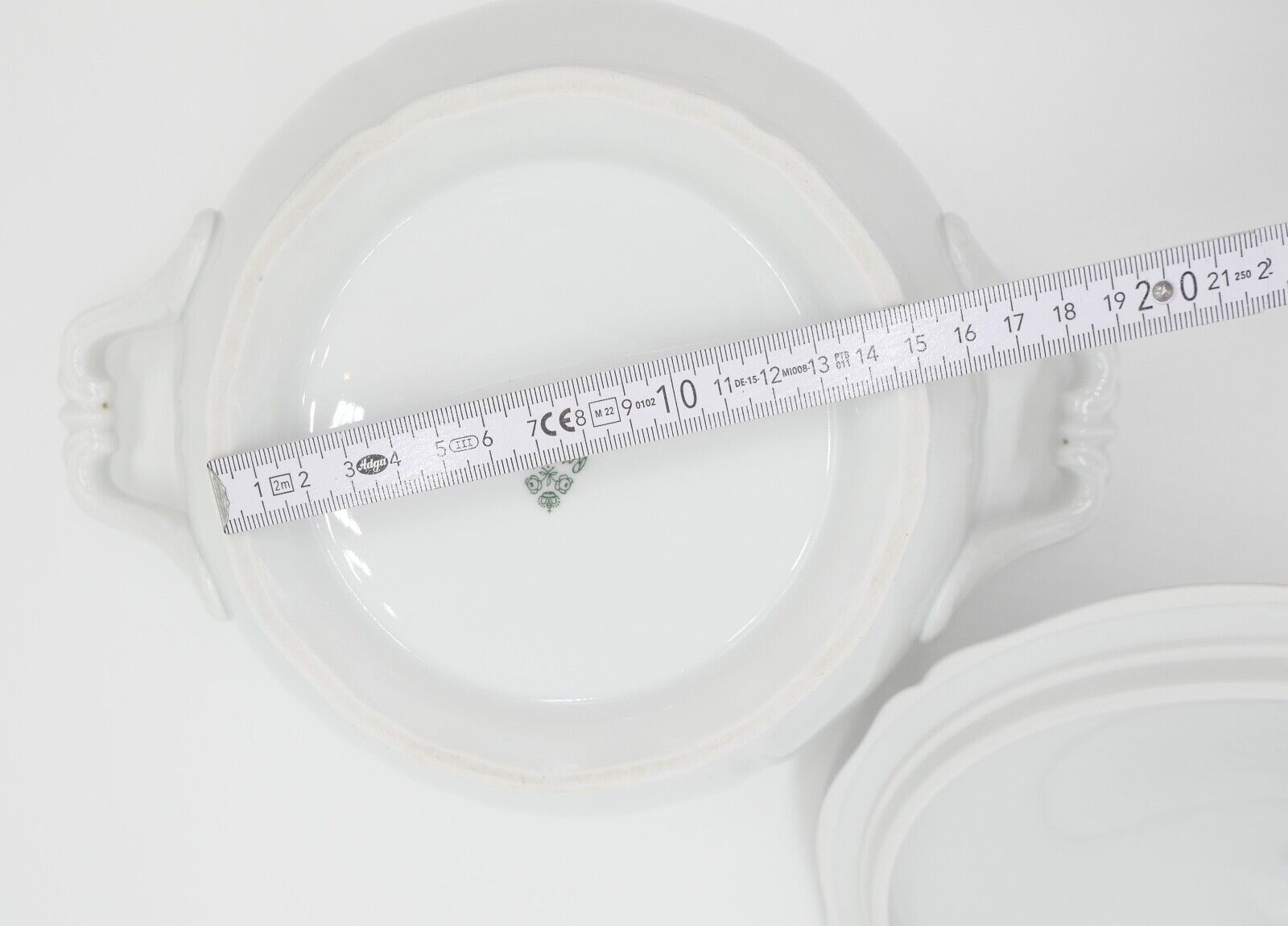 Porzellan Suppenterrine Rosenthal Chippendale Weiß - Antikhandel-Stuttgart