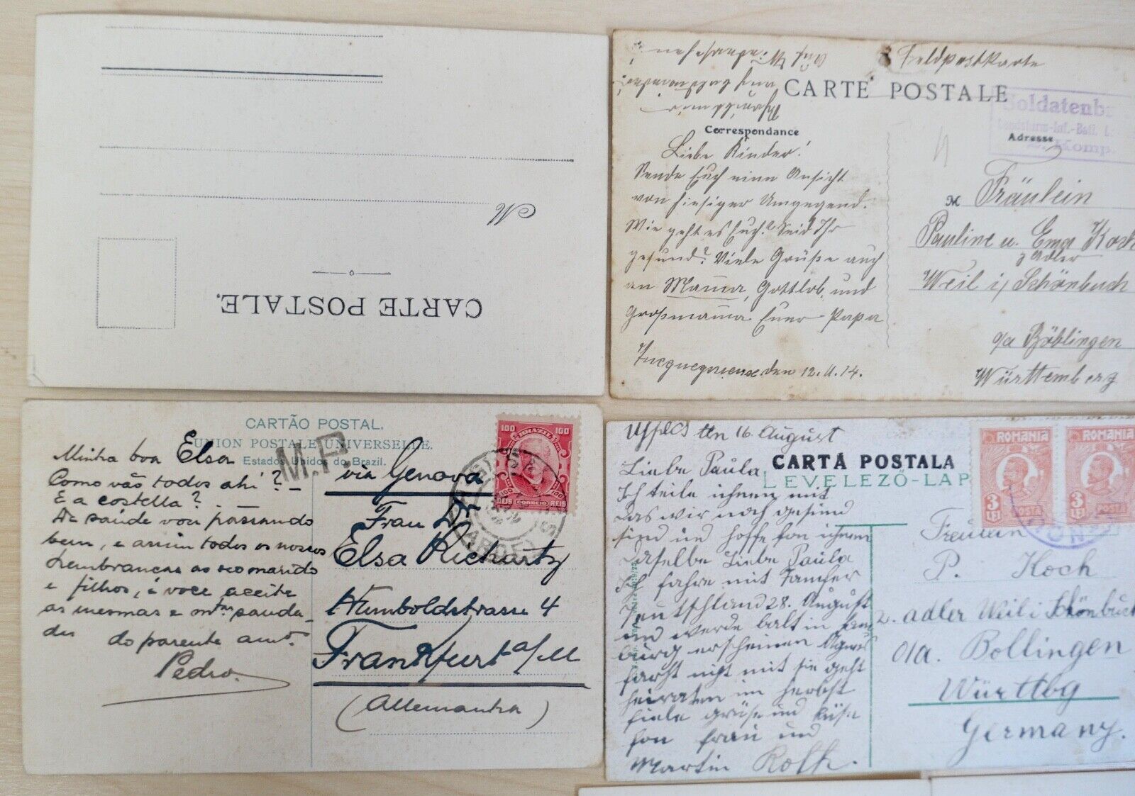 antike Ansichtskarten Postkarten Briefmarken FRANKREICH & INTERNATIONAL - Antikhandel-Stuttgart