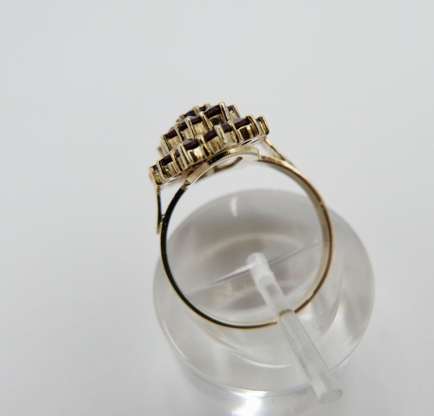 1980er Jahre Ring Böhmen Grant Gold 585 14K - Antikhandel-Stuttgart