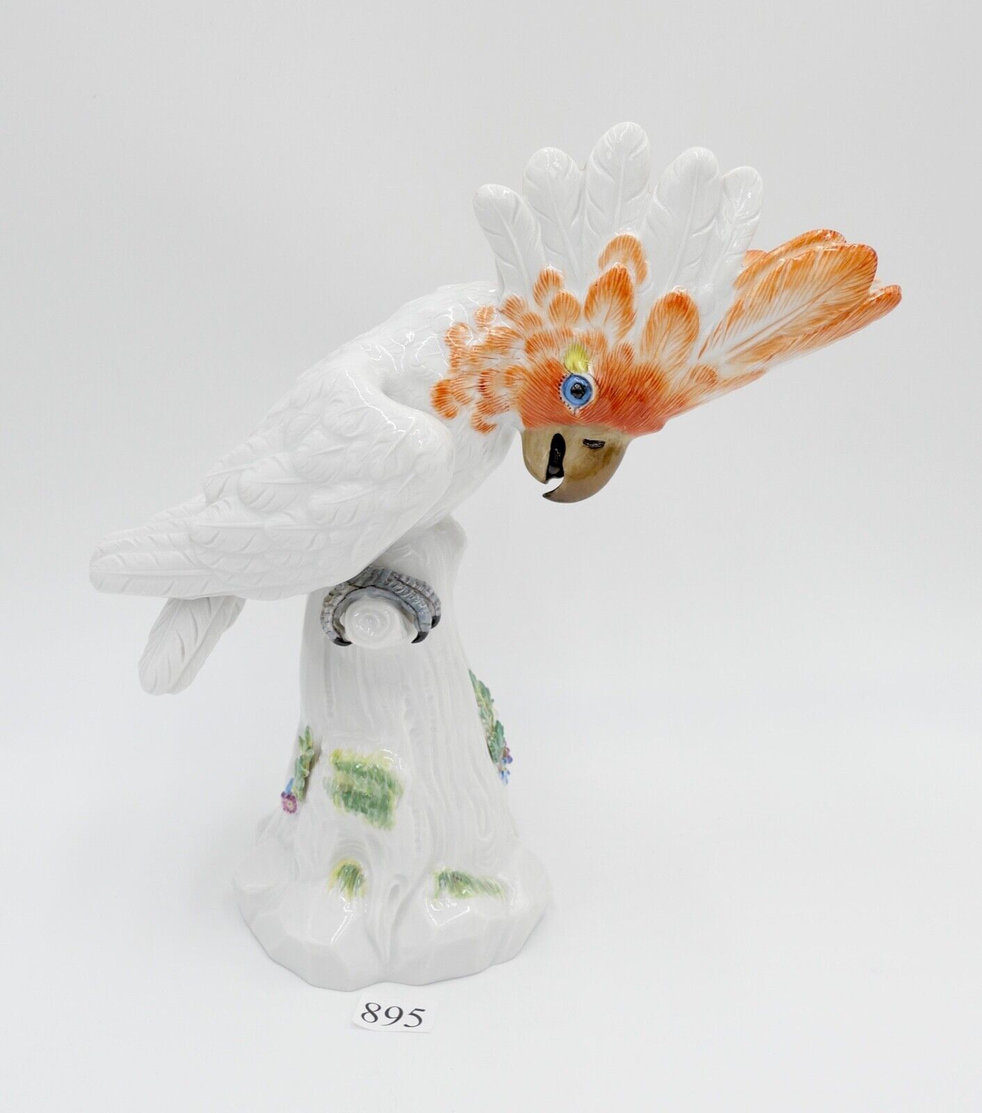 Meissen Porzellanfigur KAKADU Nr. 77034 handbemalt staffiert - Antikhandel-Stuttgart