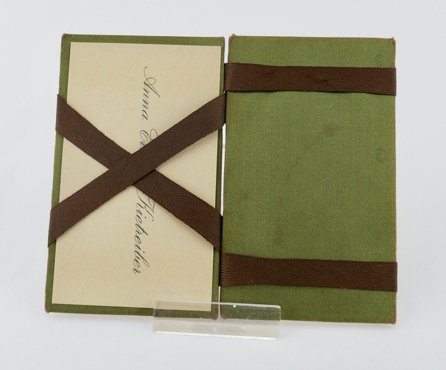 antikes Visitenkartenetui Etui handbemalt Jugendstil um 1900 - Antikhandel-Stuttgart