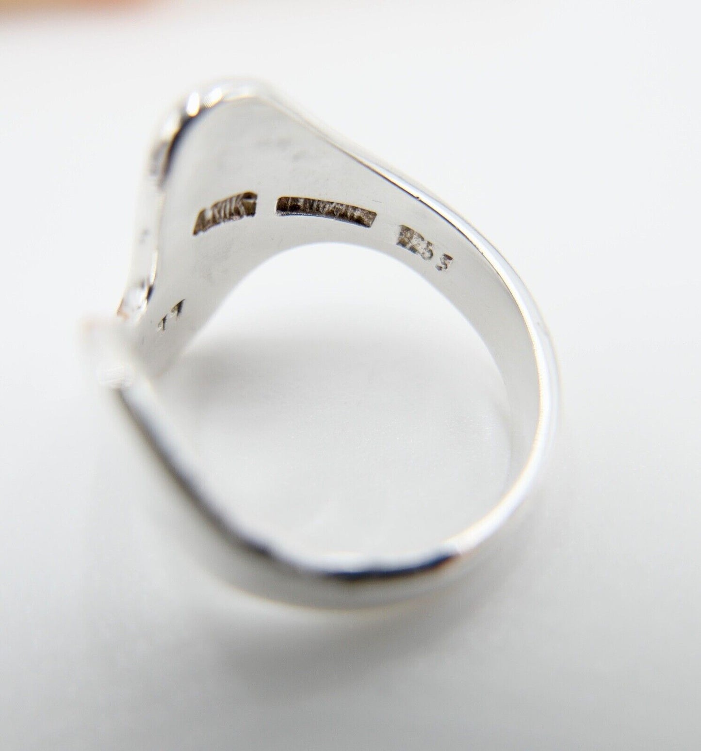 70er Designer Ring A.Mik Andreas Mikkelsen Denmark 925 Sterling Silber Dänemark - Antikhandel-Stuttgart